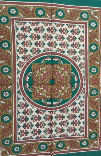 BEDSHEET JAIPUR PRINTED 72X100 2 PILLOW COVER